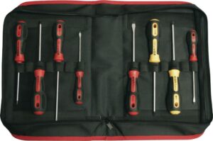 Juego de 5 Destornilladores Pozidriv Mastertork en Estuche de Tela