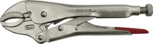 Tenaza Grip Boca Curva con Cortacables Titacrom 10"