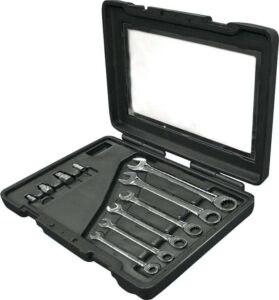 Juego de 6 Llaves Combinadas de Carraca Mastergear