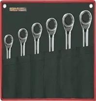 Imagen Juego 10 Llaves Combinadas de Carraca Classicgear 3/8 - 1" Cromado Pulido Espejo